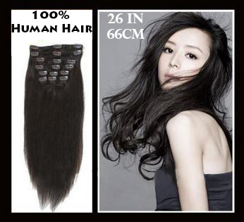 26 Inches 66 Cm 7 Piece High Quality Remy Clip In 100 Real