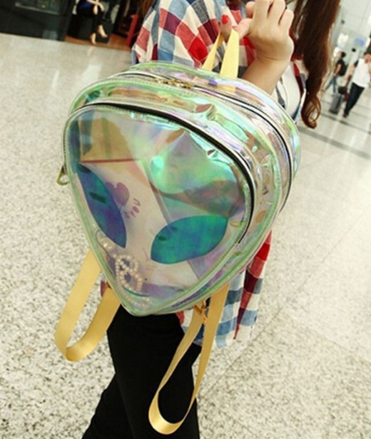 clear alien backpack